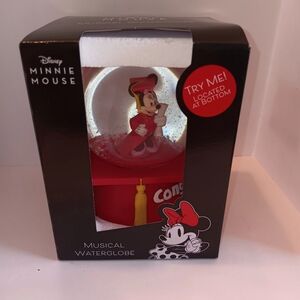 Disney Minnie Mouse Musical "Congrats Grad" Water Globe.  Undated. New in Box.